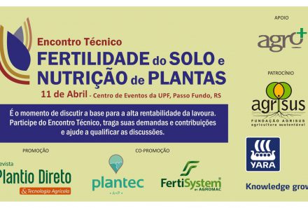 Participe do Encontro Técnico Fertilidade do Solo e Nutrição das Plantas